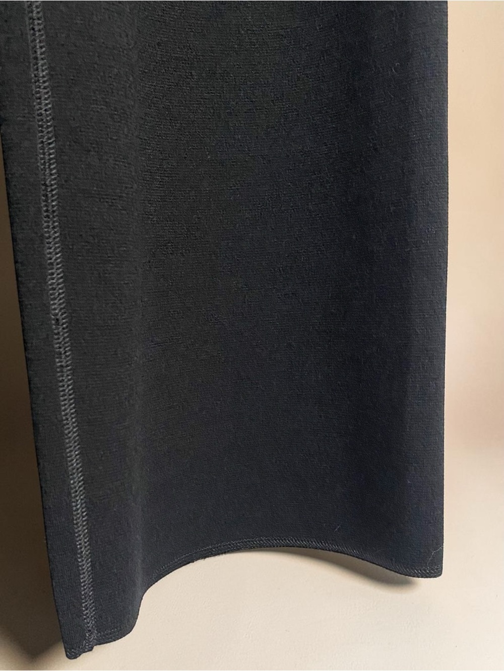 Annette Gortz Womens Black Virgin Wool Wide Leg Avant Garde Drawstring Pant L - Picture 4 of 10
